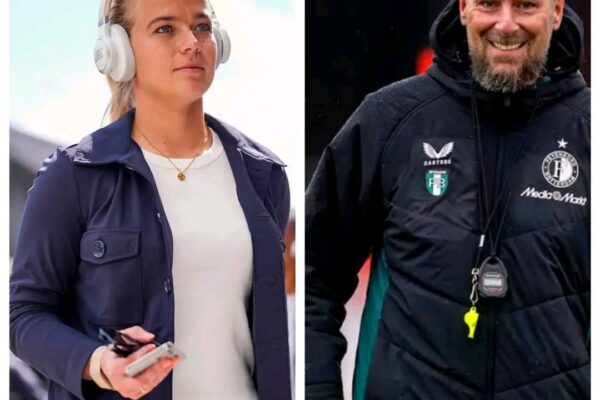 De Kuip viert feest: Pascal Bosschaart verlooft zich met Kirsten van de Westeringh..